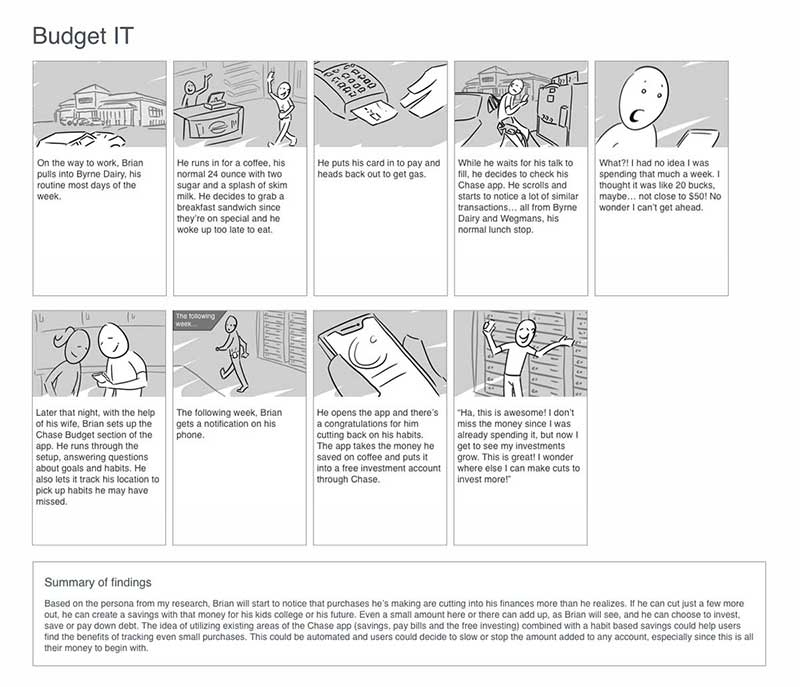 Image of storyboard for Brian Morales